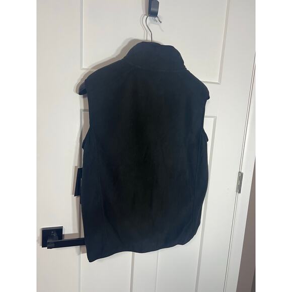 NEW Cleveland‎ Browns Full-Zip Fleece Vest Black NFL Collection NWT Men Large - Picture 5 of 8